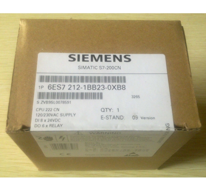 6ES7 212-1BB23-0XB8	CPU222 继电器输出,8输入/6输出