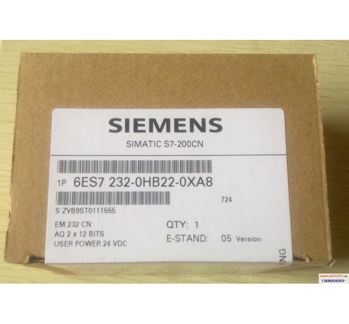 6ES7 232-0HB22-0XA8	EM232 2出*12位精度，模拟量