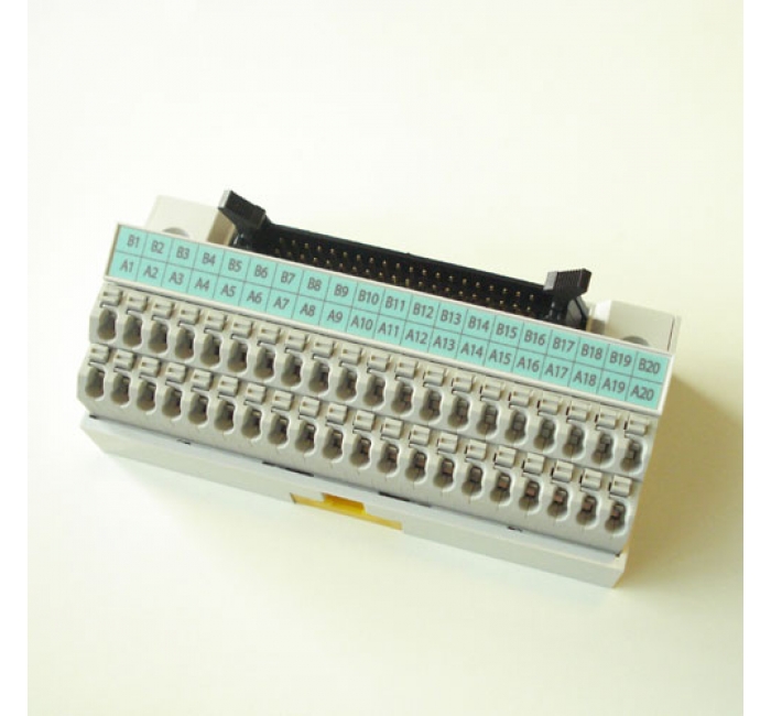 CXT-W40 40点远程端子台 免螺丝弹簧式端子